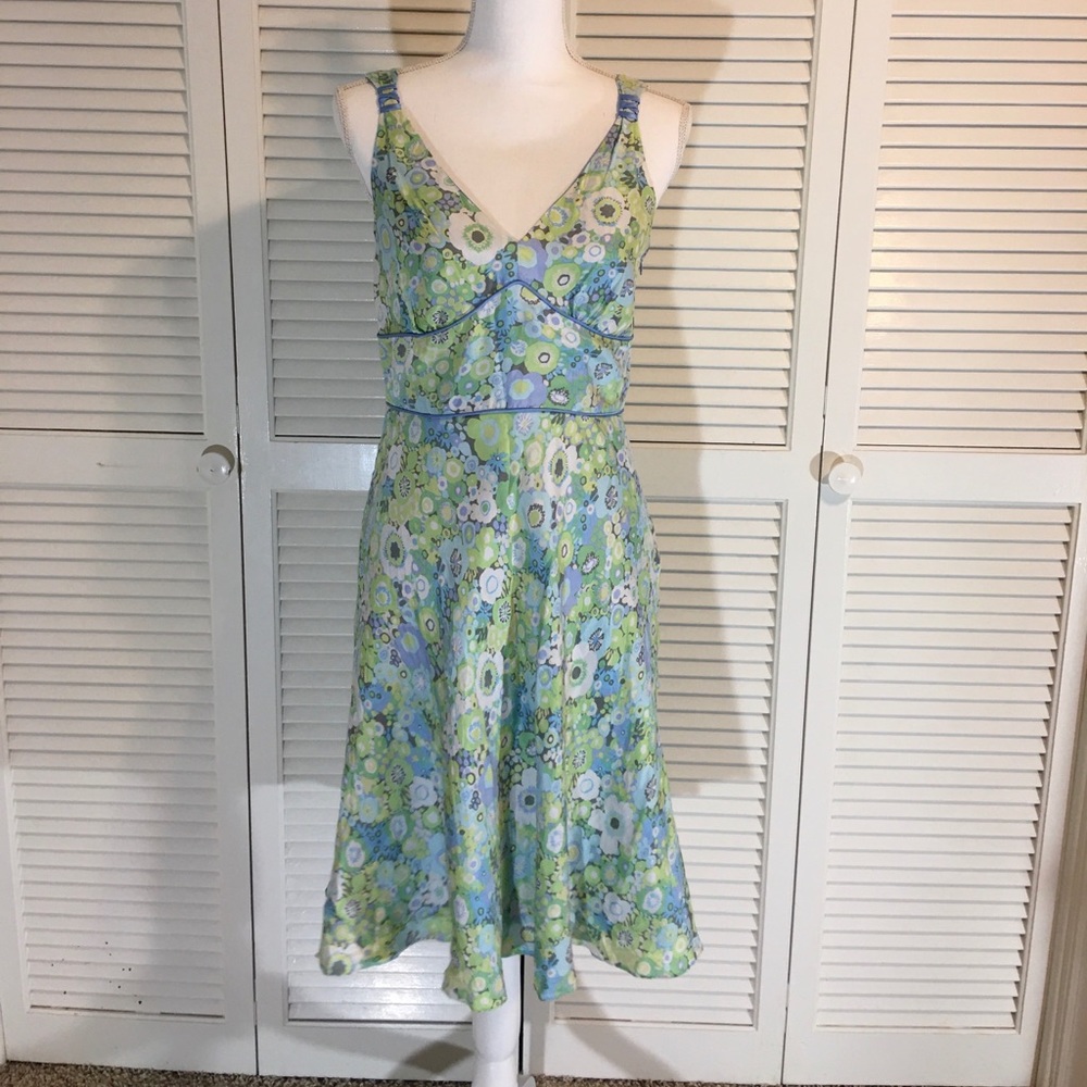 Sigrid Olsen Dresses Greens and Blues Size 6